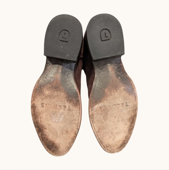 EUC Tecovas Brown Suede Men's Cowboy Boots - Picture 6 of 6